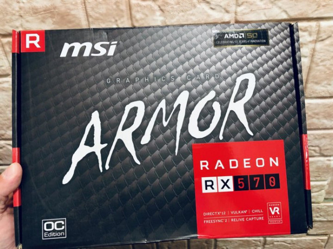 Видеокарта MSI Radeon RX 570 8GB GDDR5 256-bit(OC) Катав-Ивановск - изображение 3
