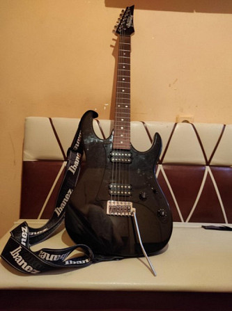 Электрогитара Ibanez GRX20 BKN Black Быхов - изображение 4