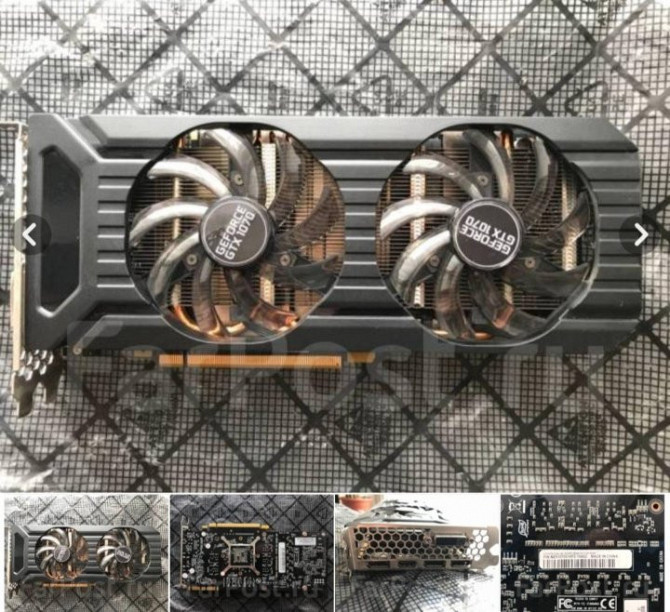 Видеокарта Nvidia Geforce GTX1070 8G Белыничи - изображение 1