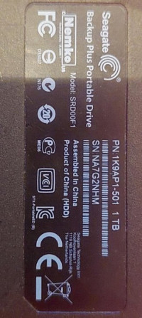 Внешний жесткий диск Seagate на 1 ТБ Хасавюрт - изображение 2