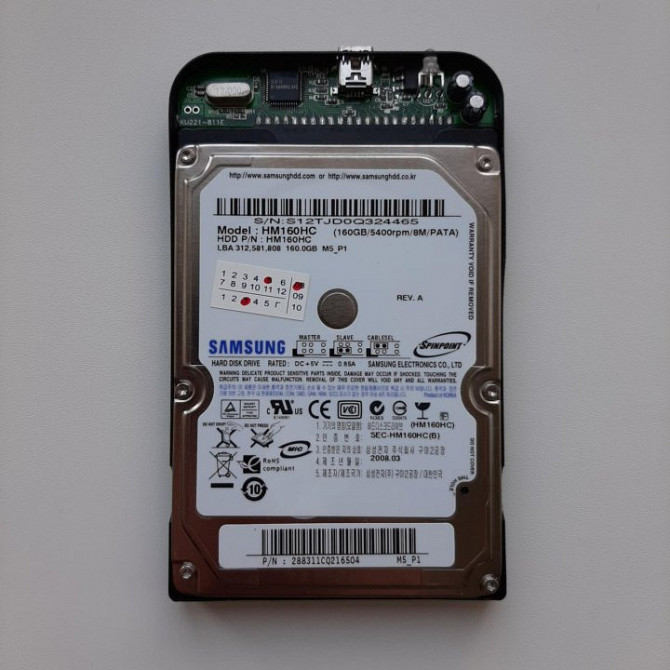 Внешний жесткий диск Samsung на 150 ГБ, USB 2.0 Десногорск - изображение 2