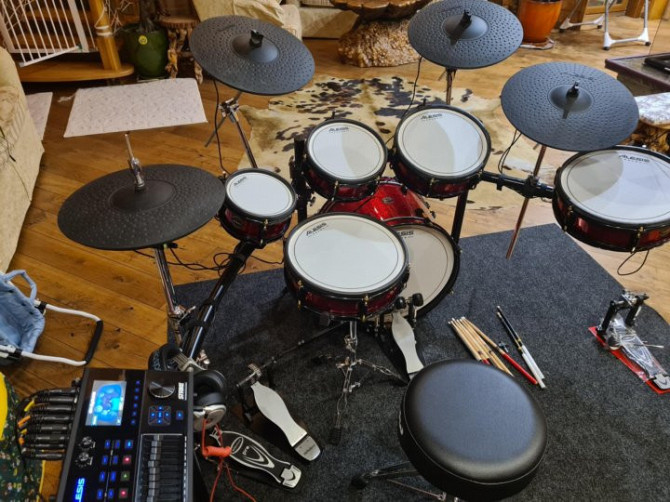 Барабанная установка Alesis strike pro SE Буча - изображение 1