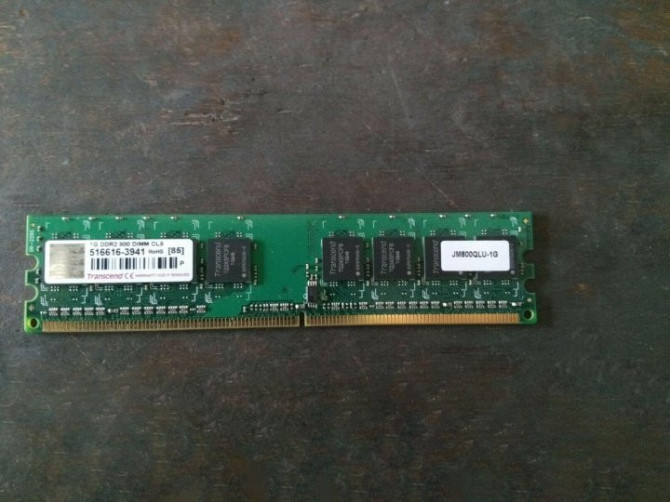 Оперативная память Transcend 1G DDR2 800 DIMM CL5 Балыкчы - изображение 1