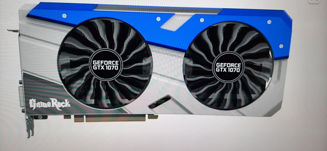 Продаю Видеокарта PCI-E Palit GeForce GTX 1070 GameRock Ярославль - изображение 1