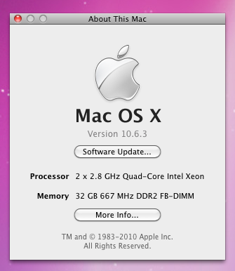 Mac Pro 3,1. 2 x 2,8GHz Quard-Core Intel Xeon, 32Gb RAM Казань - изображение 2