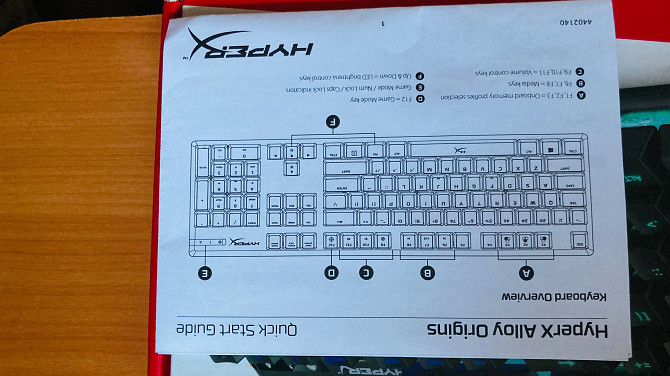 Срочно! Клавиатура HyperX Уральск - изображение 3