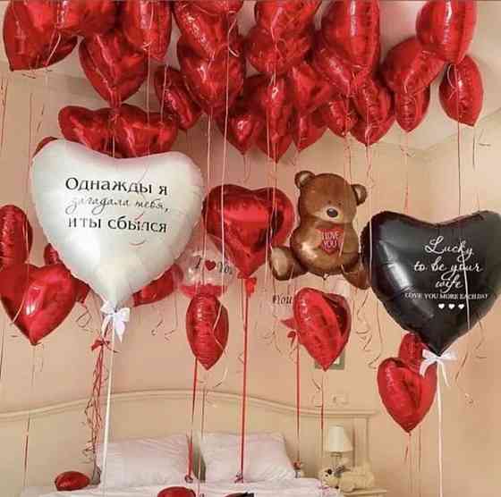 Шары с гелием. Воздушные шары. Шары на выписку из роддома Москва