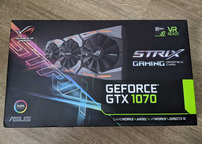 ASUS ROG Strix GeForce GTX 1070 8Gb Пинск - изображение 1