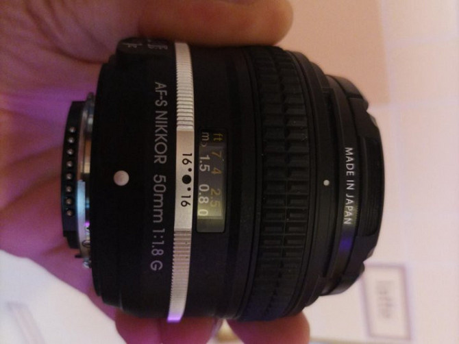 Объектив Nikon AF-S nikkor 50 mm Кызыл - изображение 1