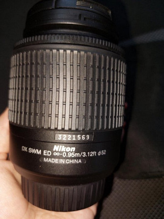 Фотообъектив Nikon DX AF-S nikkor 55-200 mm Феодосия - изображение 1