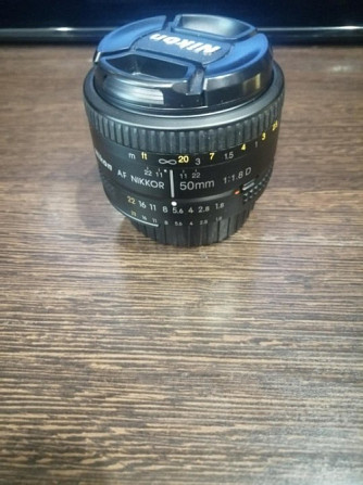 Объектив nikon 50mm f 1 8g af s nikkor Чистополь - изображение 1