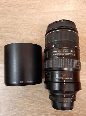 Объектив Nikon ED AF VR-Nikkor 80-400mm 1:4.5-5.6D Тирасполь - изображение 1