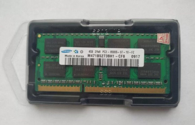 Оперативная память Samsung 4 гб DDR3 1066 мгц Хотьково - изображение 1