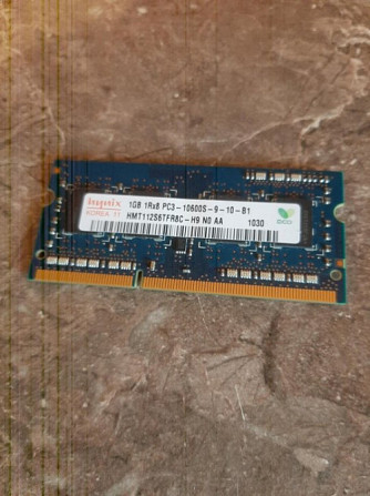 Оперативная память в ноутбук DDR3 НА 1 гиг Коломна - изображение 1